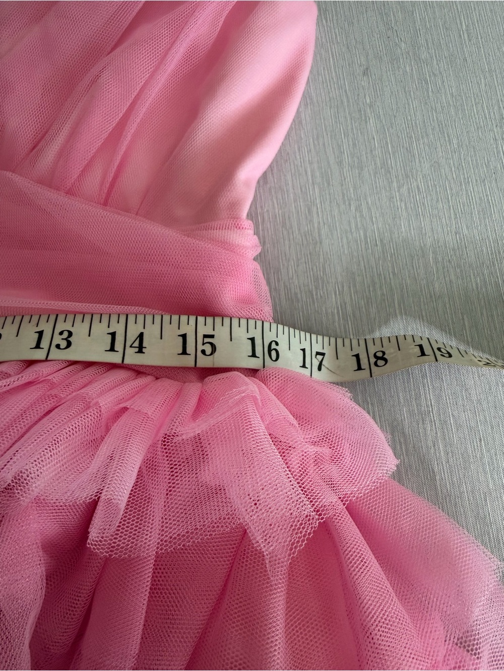 Lulus Special Poise Pink Tulle Pleated Sleeveless Tiered Mini Dress Size XL NWT - Picture 11 of 15